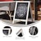 Flash Furniture Whitewashed Wooden A-Frame Magnetic Chalkboard HGWA-CB-3020-WHWSH-GG - alternate 4